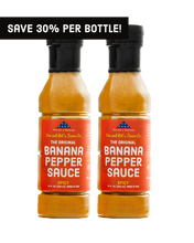 Load image into Gallery viewer, Spicy Original Banana Pepper Sauce - 2 Pack (Free Shipping!)
