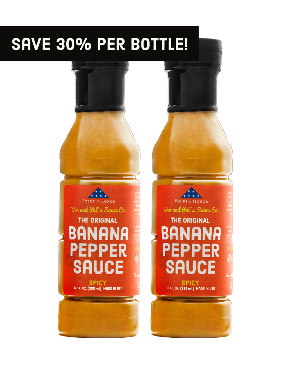 Spicy Original Banana Pepper Sauce - 2 Pack (Free Shipping!)