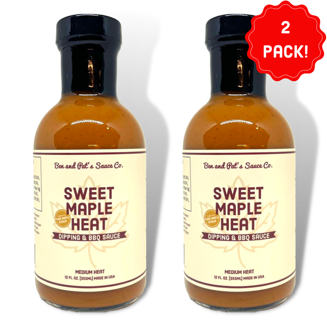 Sweet Maple Heat - Dipping and BBQ Sauce - 6 Pack - Free Shipping!