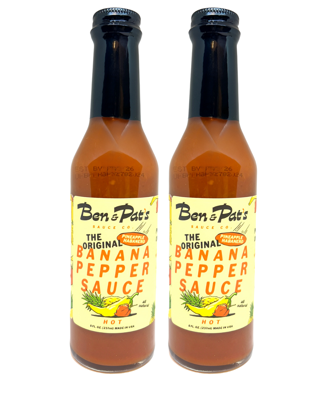 Pineapple Habanero Banana Pepper Sauce - 2 Pack (Free Shipping!)