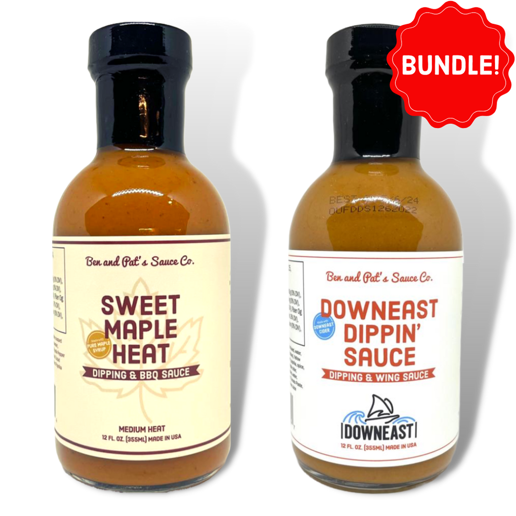 Sweet Maple Heat + Downeast Dippin' Sauce Bundle! - Free Shipping!