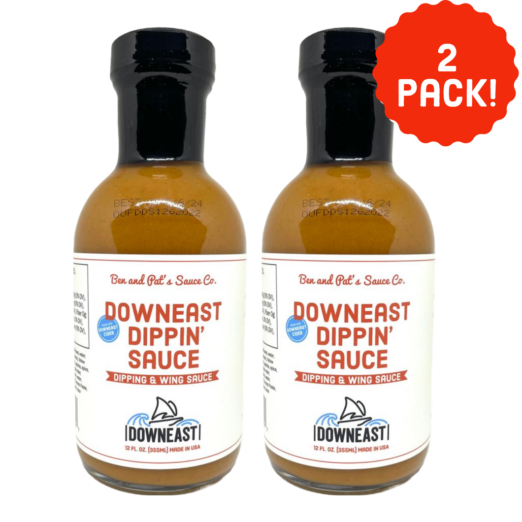 New! Downeast Dippin' Sauce - Dipping & Wing Sauce - 2 Pack (Free Shipping!)