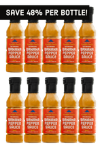 Load image into Gallery viewer, Spicy Original Banana Pepper Sauce - 10 Pack (Free Shipping!)

